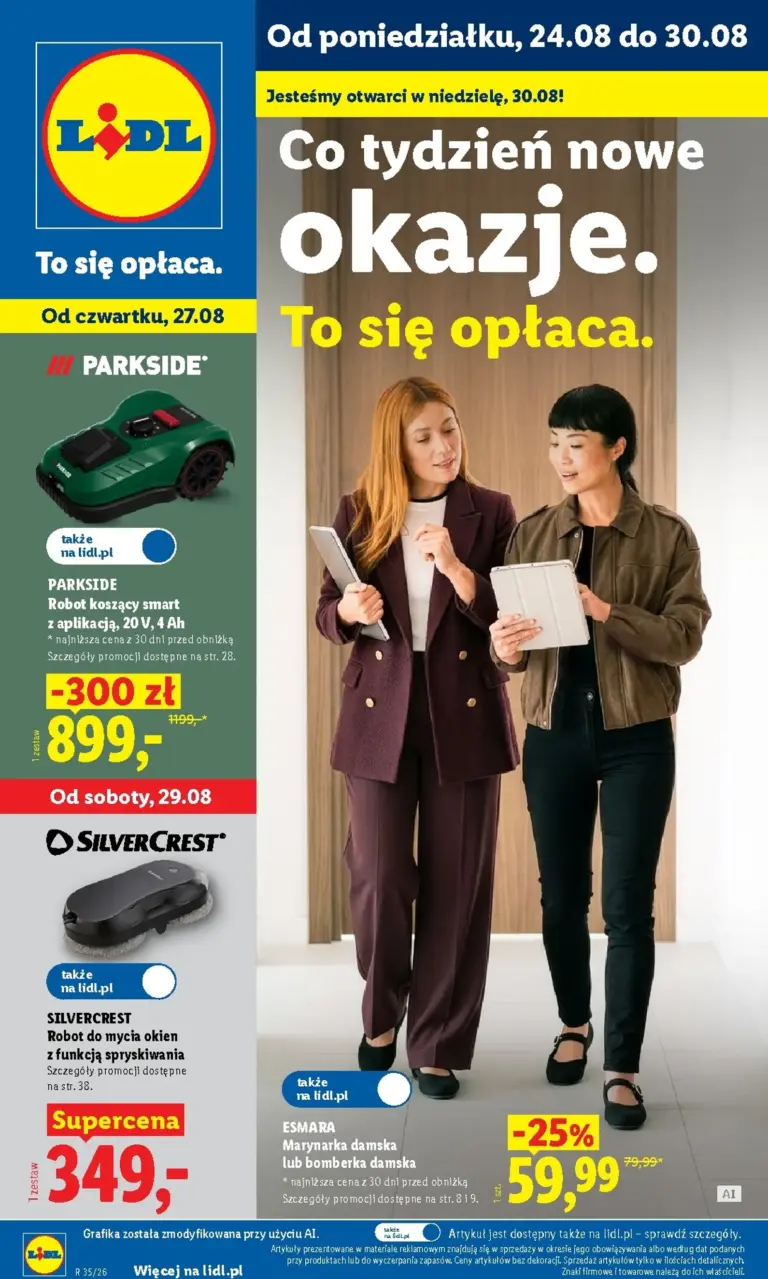 Lidl Polsko leták od 24.08.2026