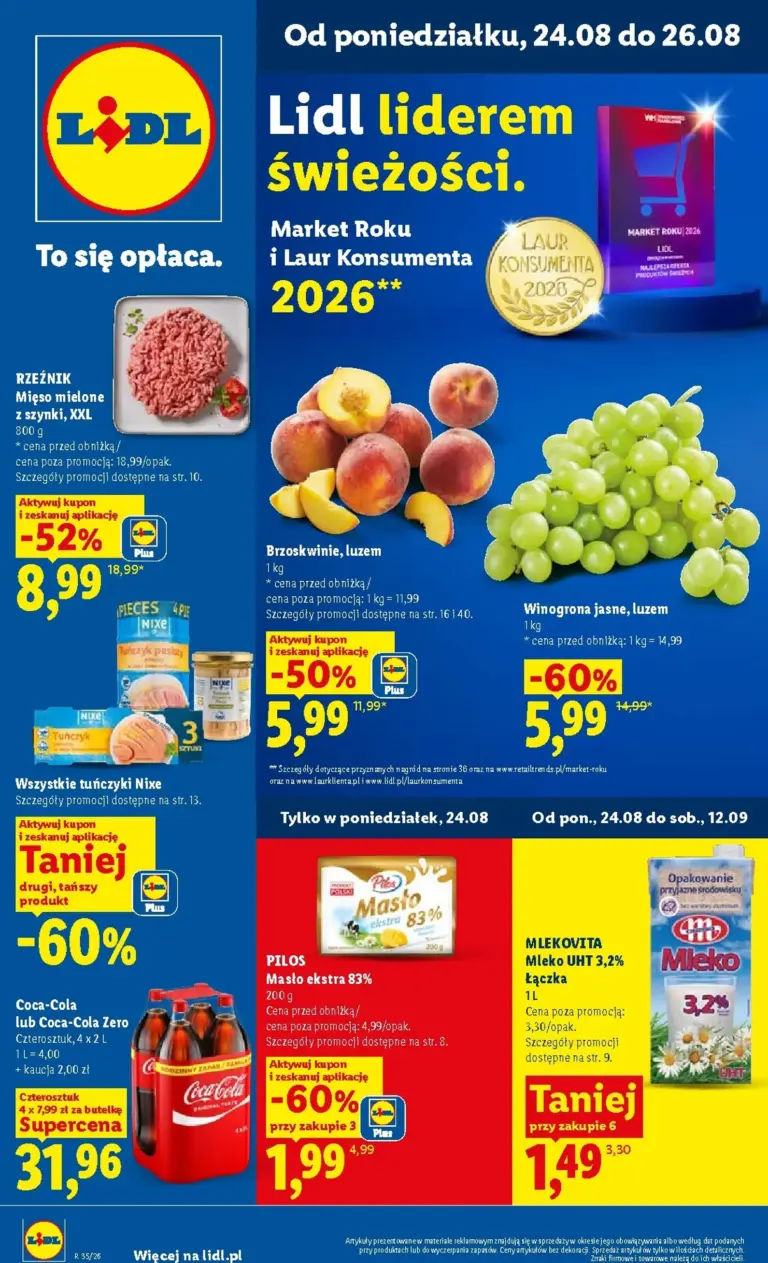 Lidl Polsko leták od 24.08.2026