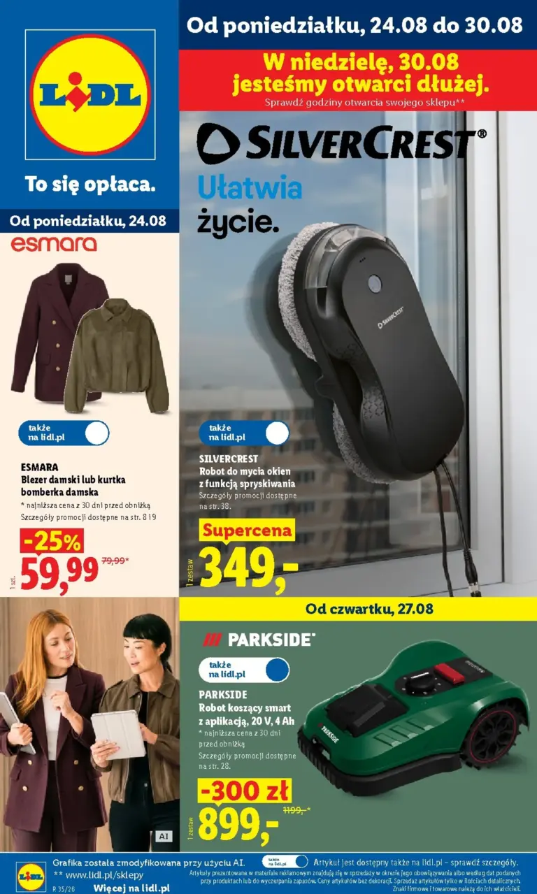 Lidl Polsko leták od 24.08.2026