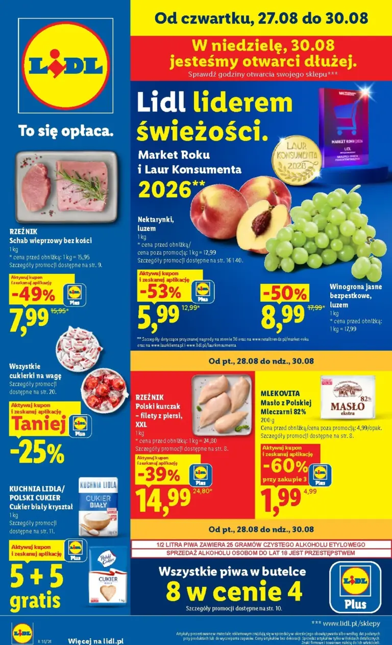 Lidl Polsko leták od 27.08.2026