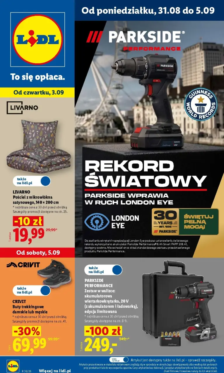 Lidl Polsko leták od 31.08.2026