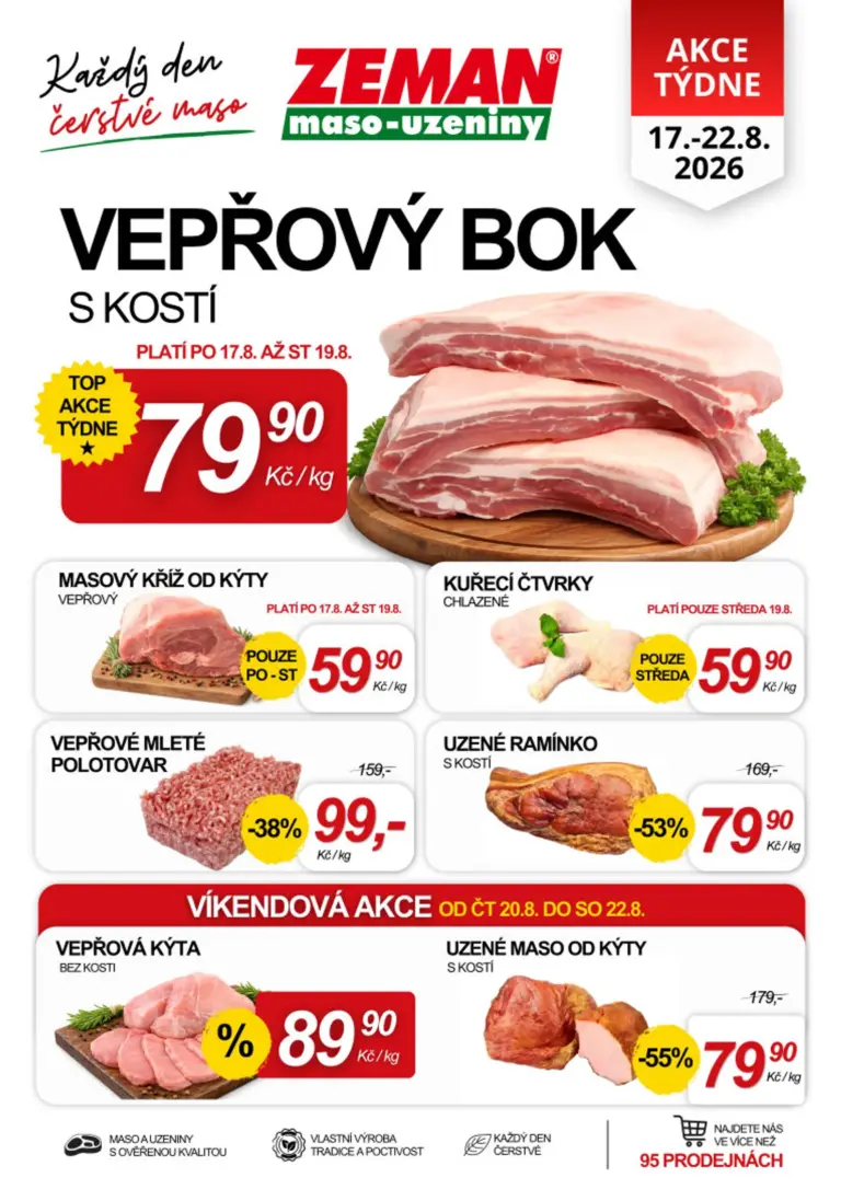 Prodejny Zeman leták od 17.08.2026
