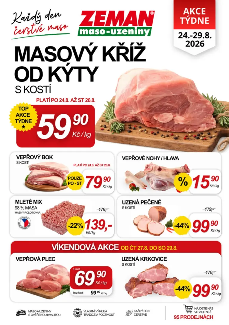 Prodejny Zeman leták od 24.08.2026