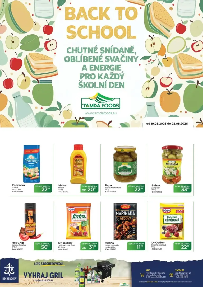 Tamda Foods leták od 19.08.2026