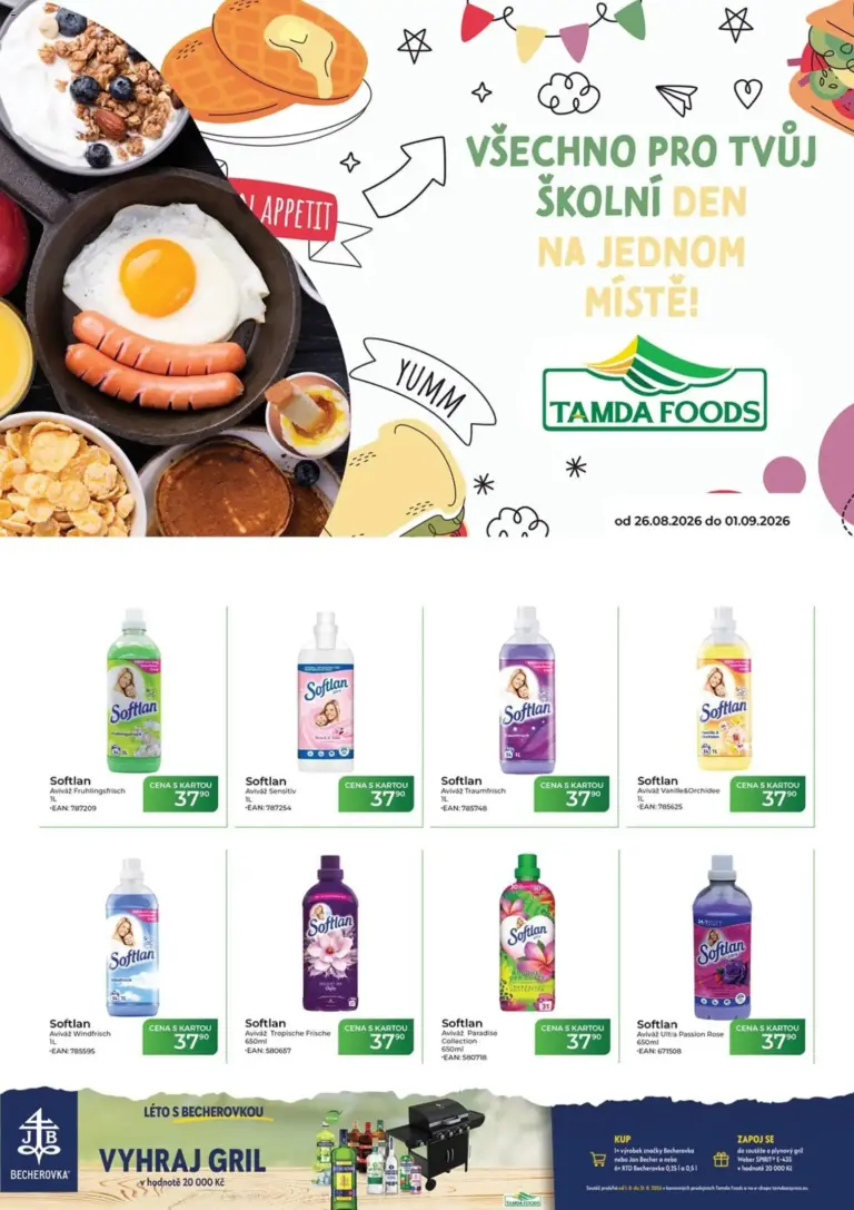 Tamda Foods leták od 26.08.2026