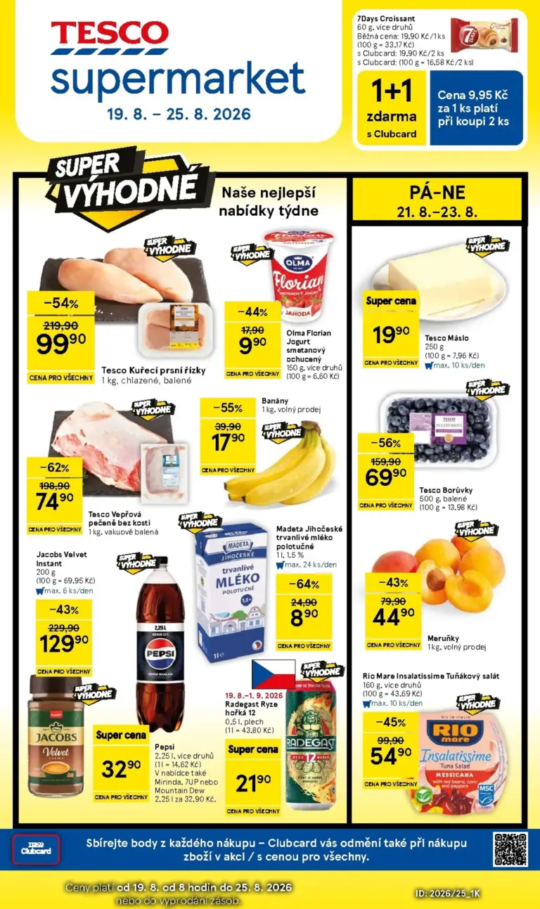 Tesco leták od 19.08.2026