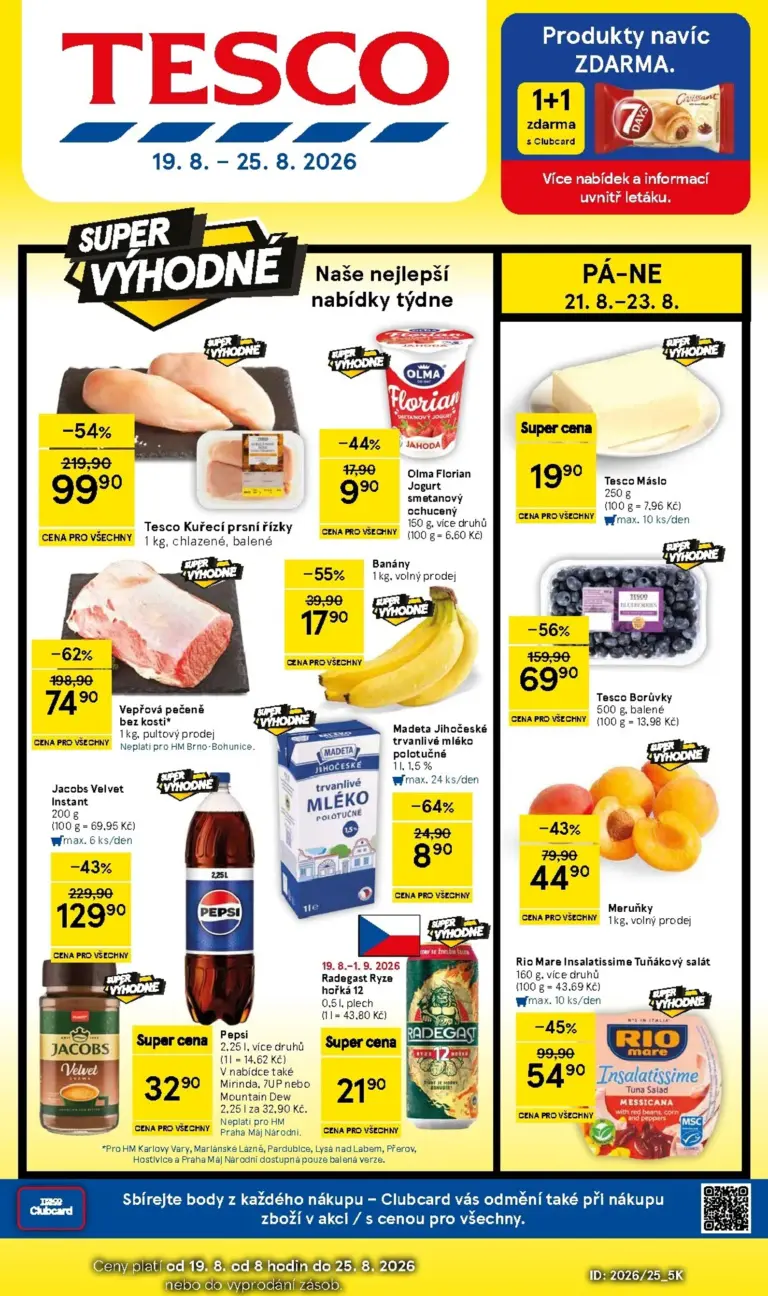 Tesco leták od 19.08.2026