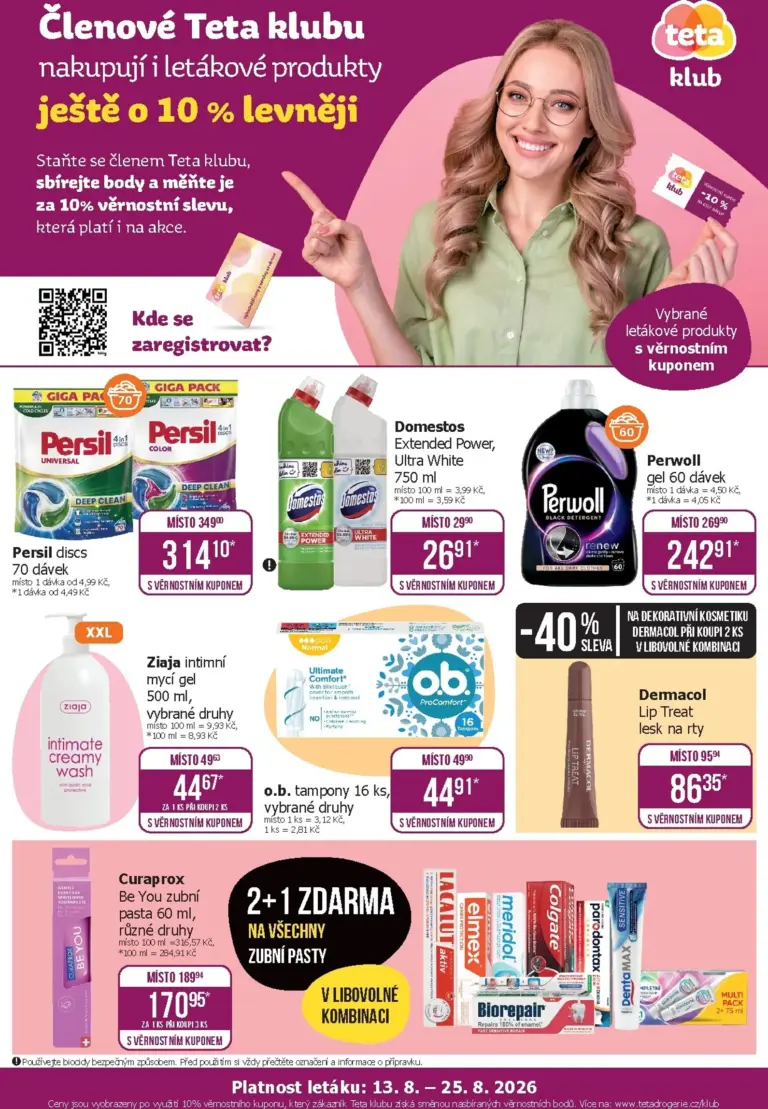 TETA Drogerie leták od 13.08.2026
