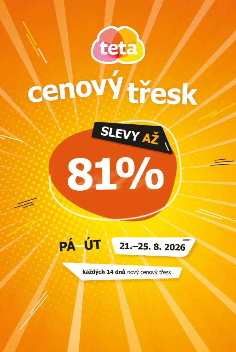 TETA Drogerie leták od 21.08.2026