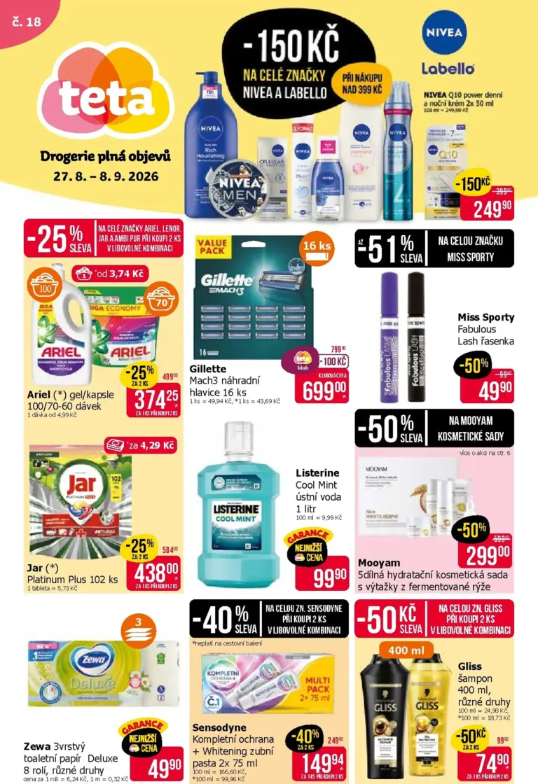TETA Drogerie leták od 27.08.2026