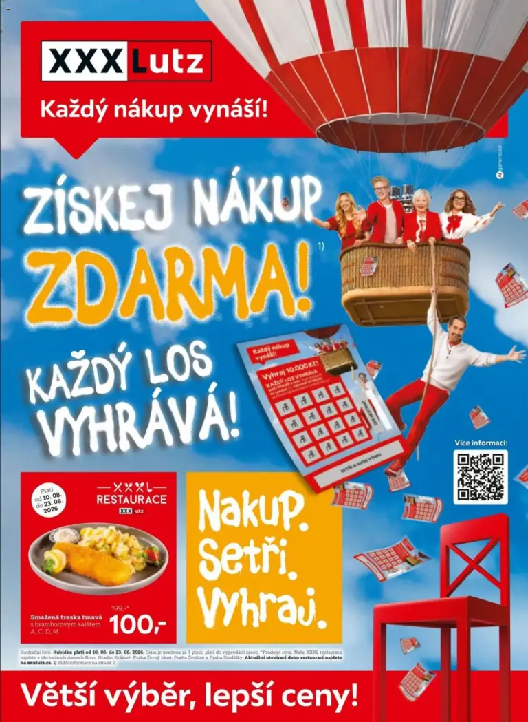 XXXLutz leták od 10.08.2026