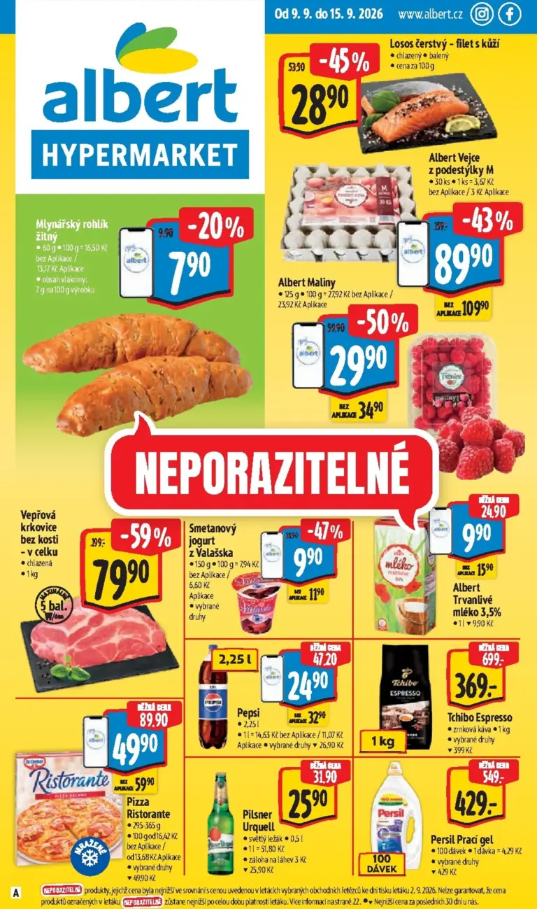 Albert leták od 09.09.2026