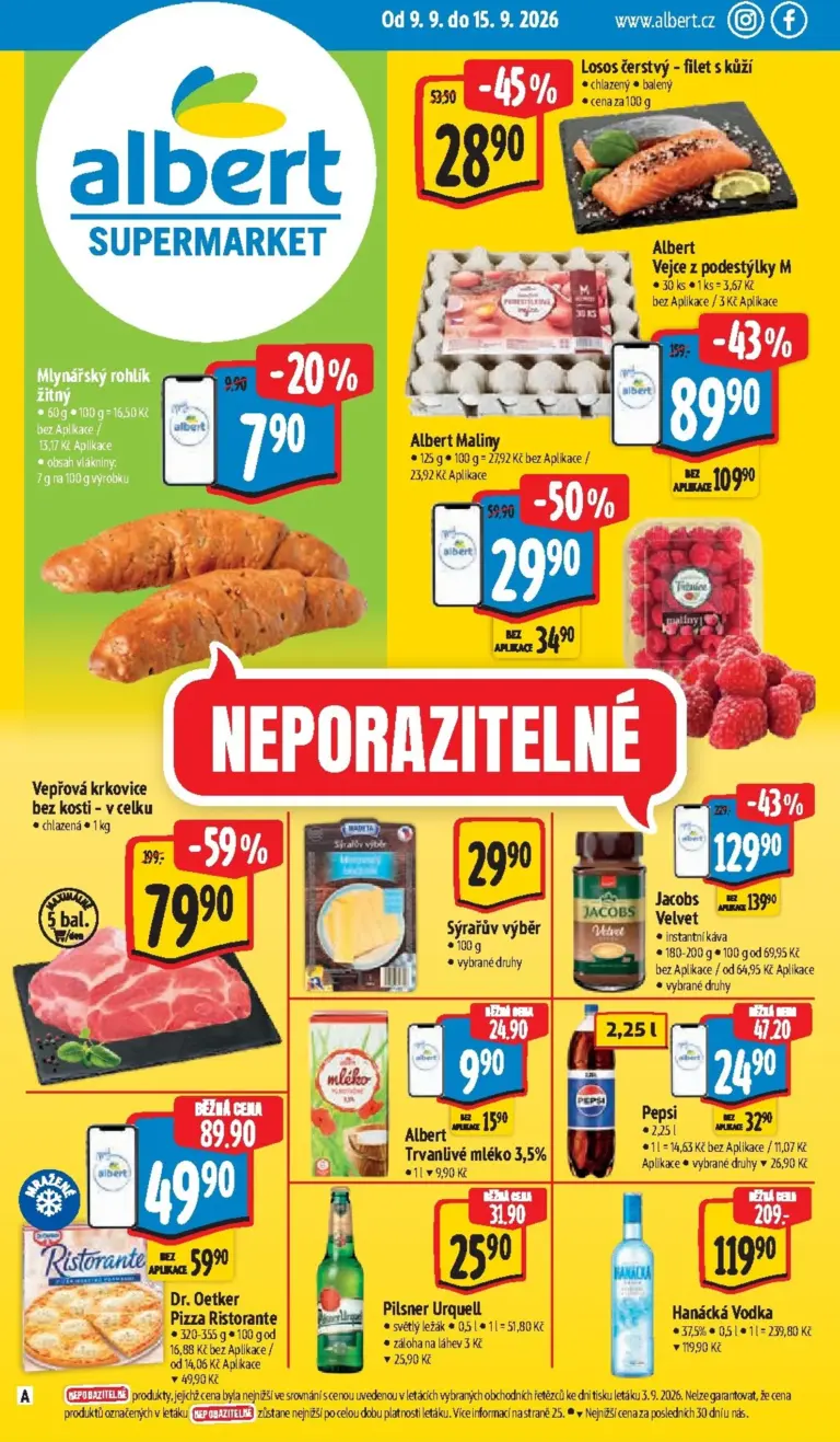 Albert leták od 09.09.2026
