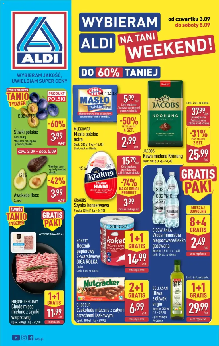 Aldi Polsko leták od 03.09.2026