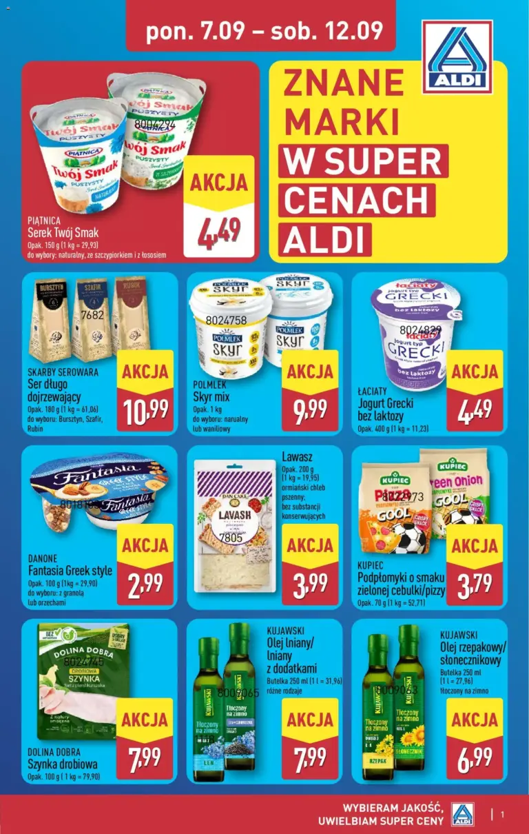 Aldi Polsko leták od 07.09.2026