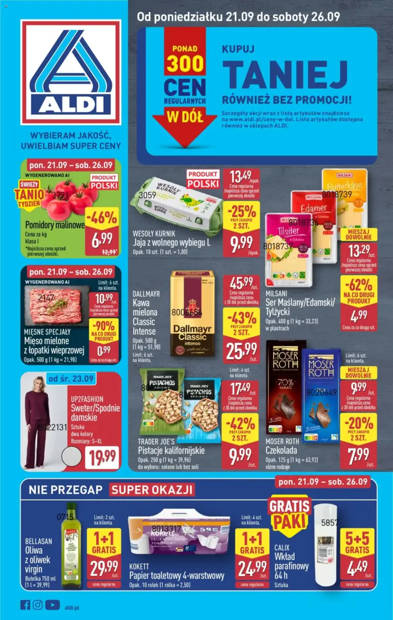 Aldi Polsko leták od 21.09.2026