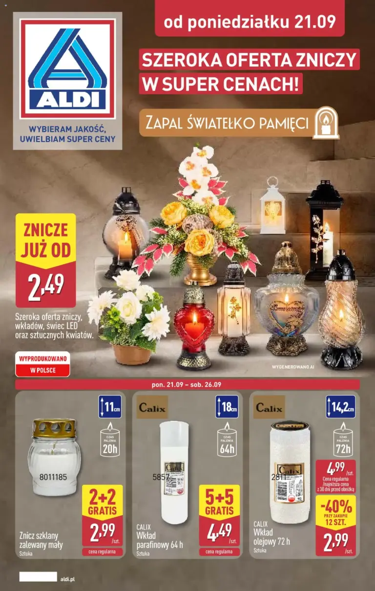 Aldi Polsko leták od 21.09.2026
