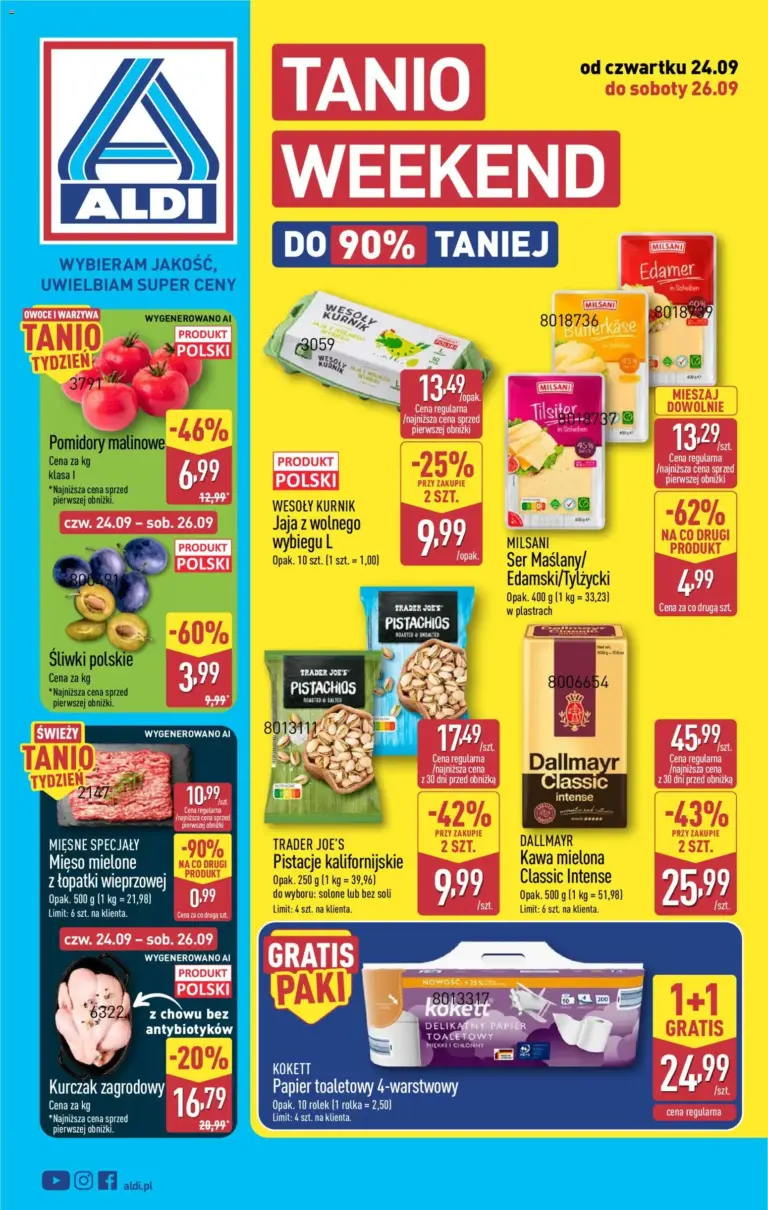Aldi Polsko leták od 24.09.2026