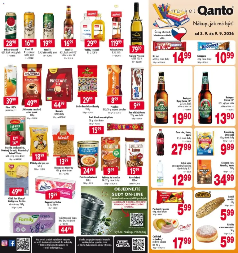 Astur & Qanto leták od 03.09.2026
