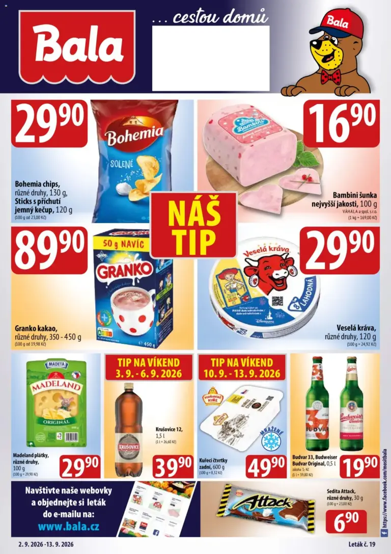 BALA leták od 02.09.2026