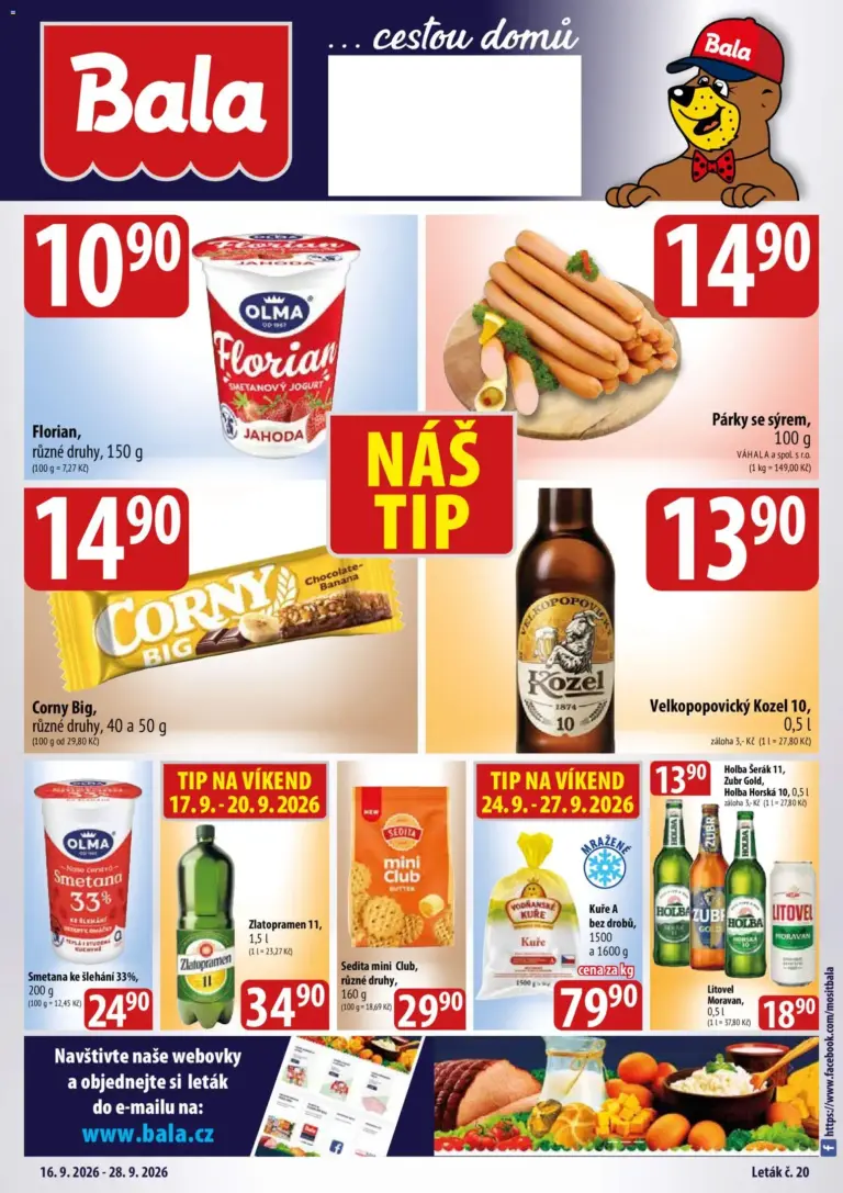 BALA leták od 16.09.2026