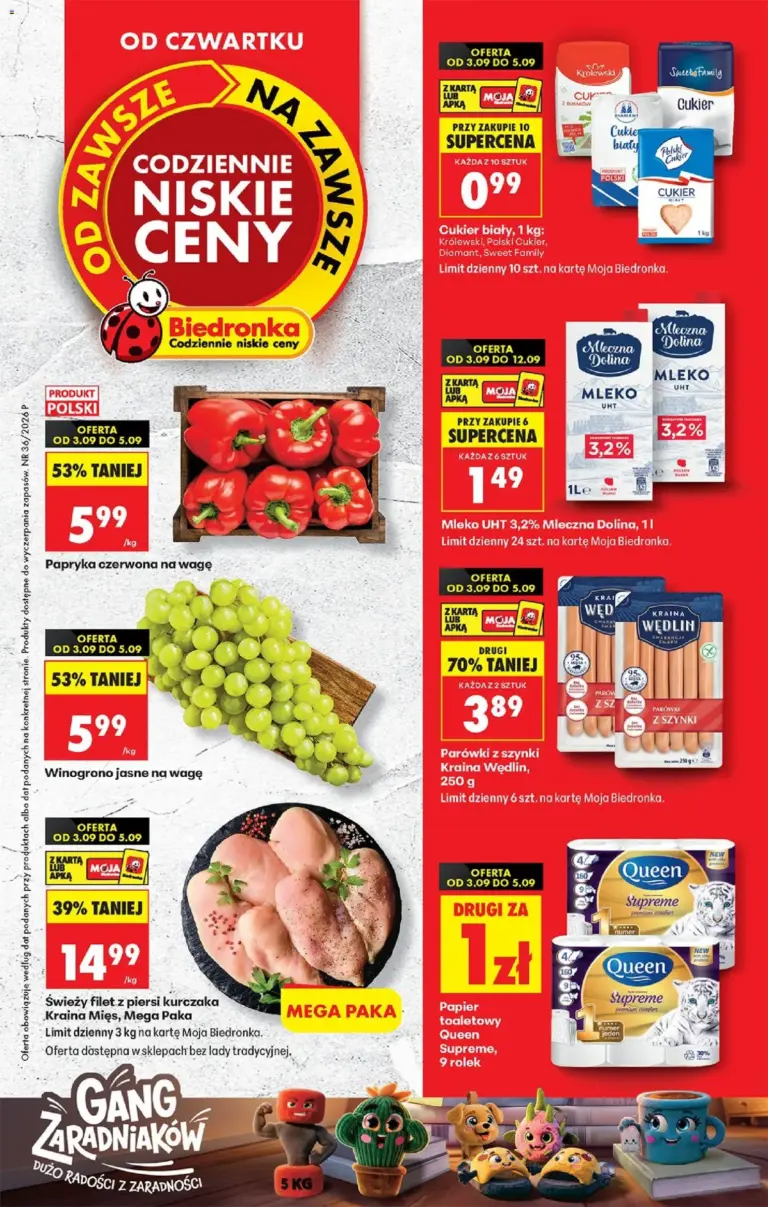 Biedronka Polsko leták od 03.09.2026