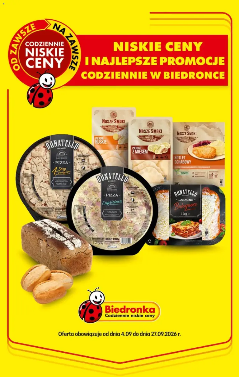 Biedronka Polsko leták od 04.09.2026
