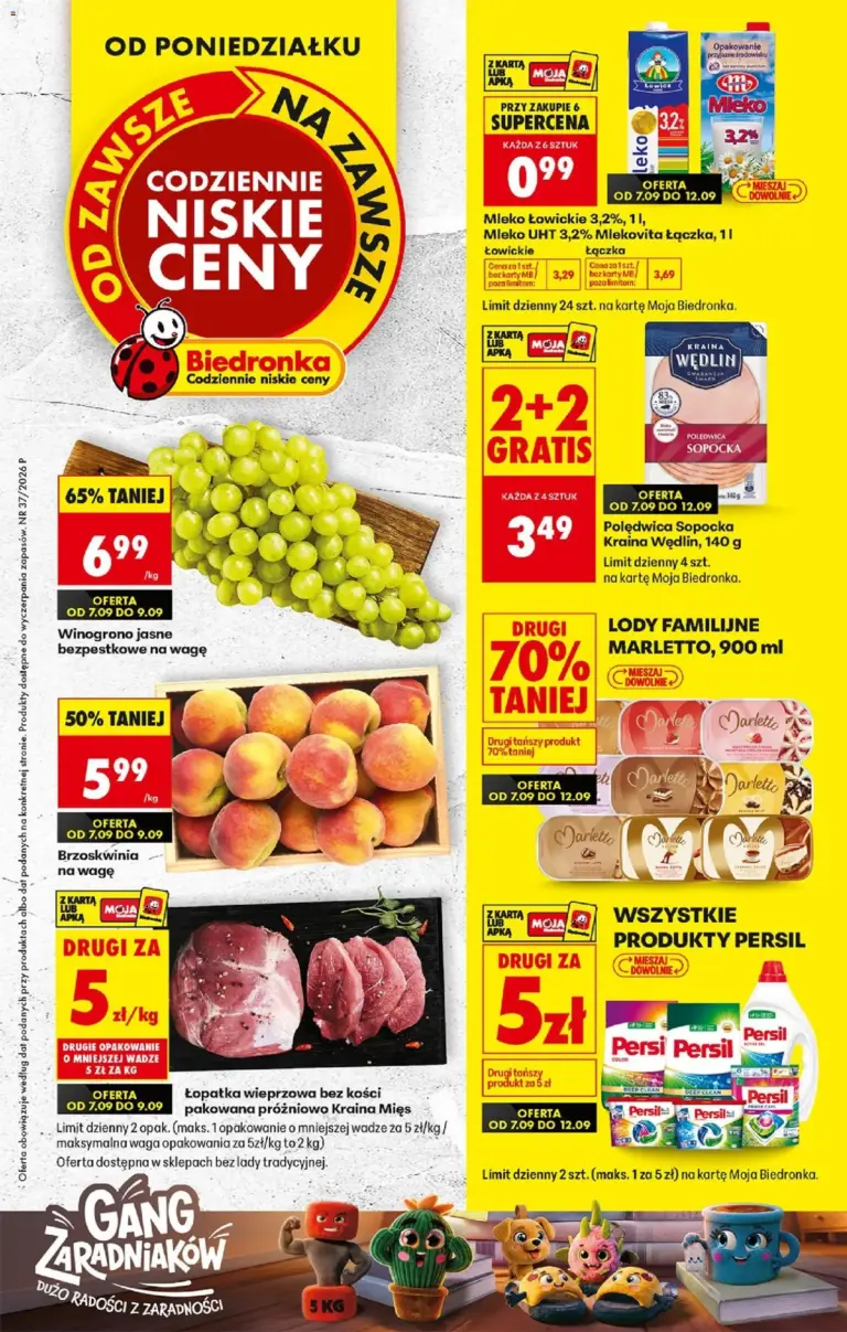 Biedronka Polsko leták od 07.09.2026