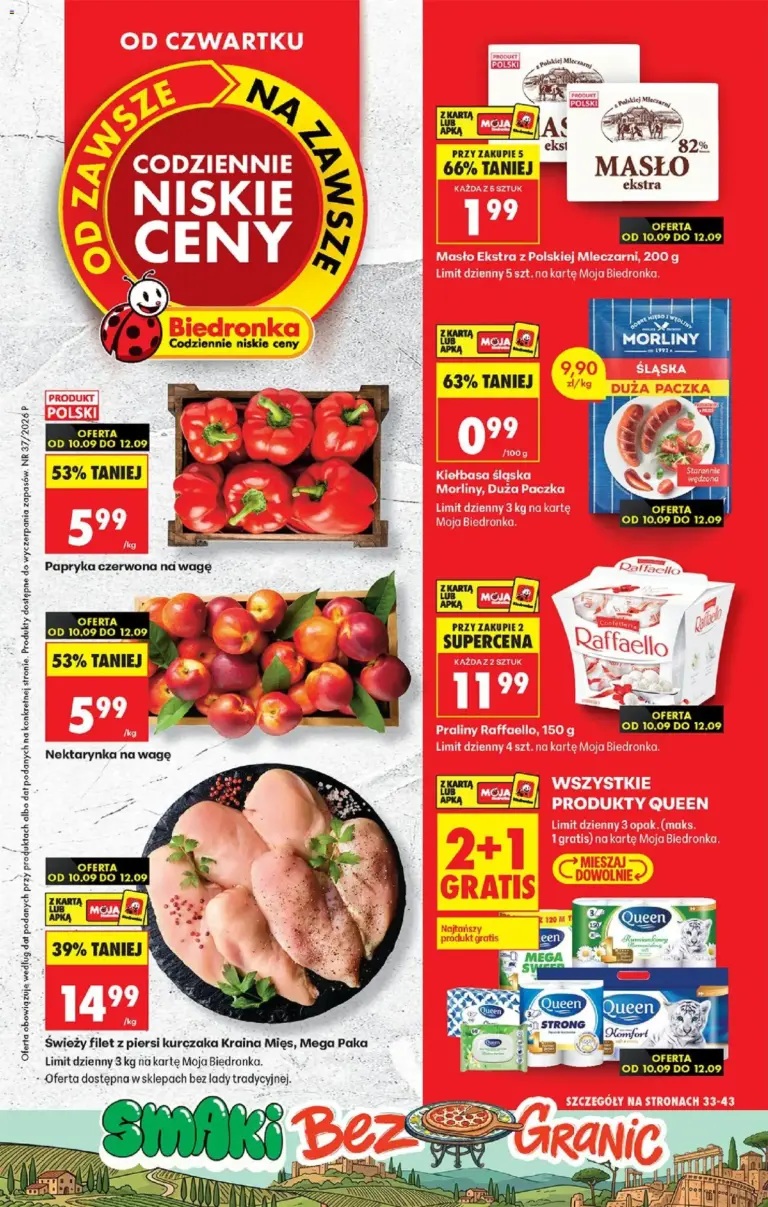 Biedronka Polsko leták od 10.09.2026