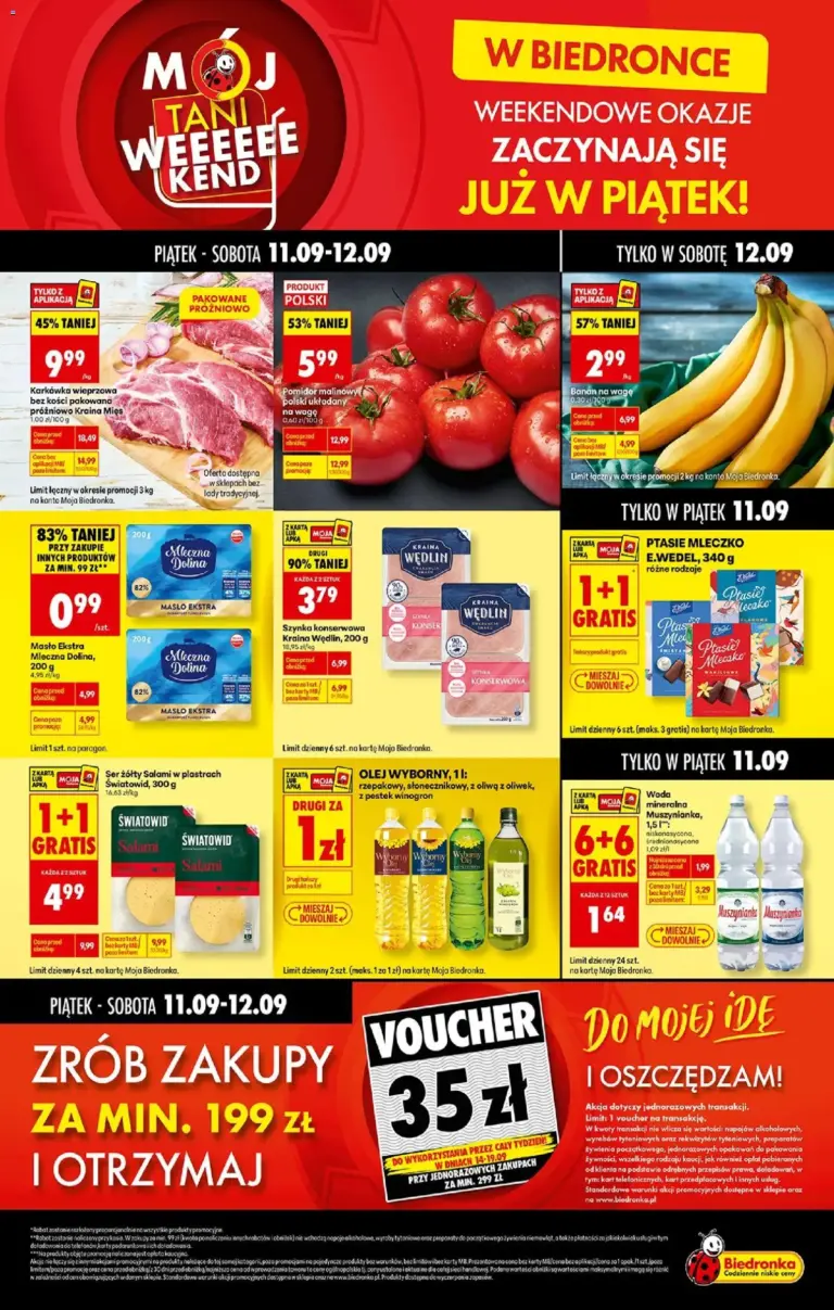 Biedronka Polsko leták od 11.09.2026