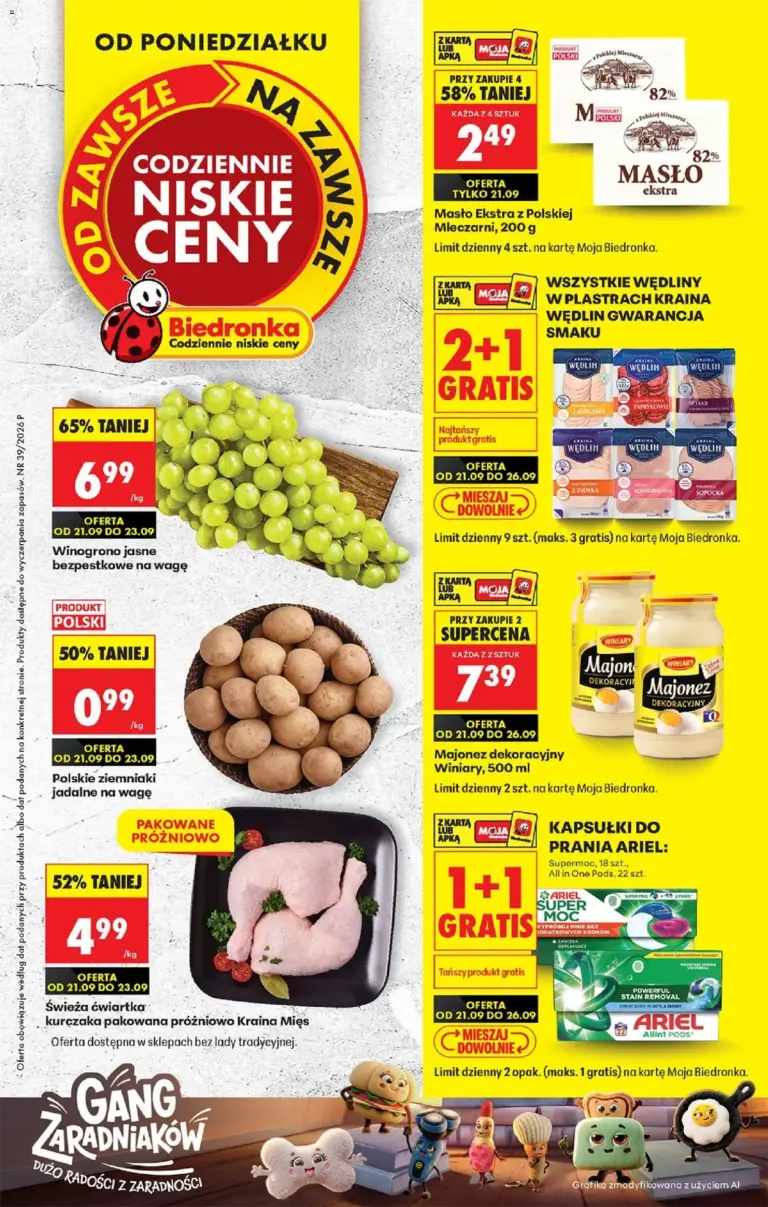Biedronka Polsko leták od 21.09.2026