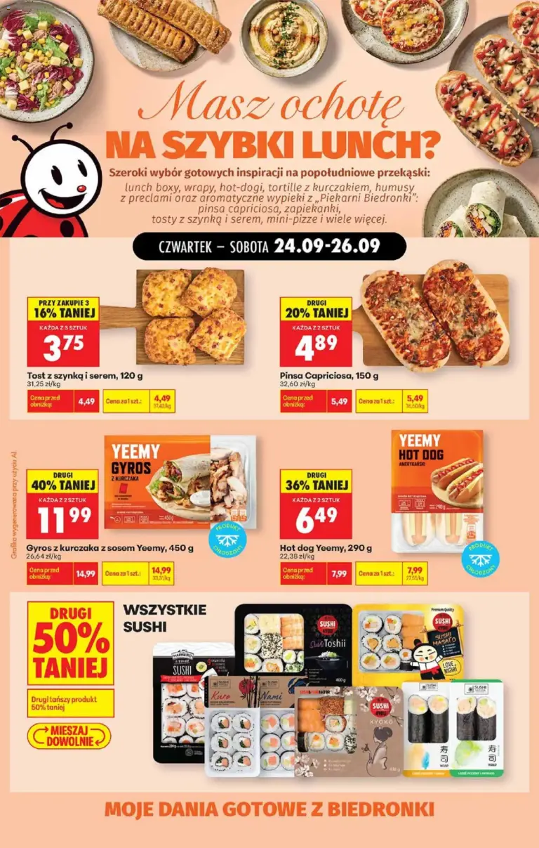 Biedronka Polsko leták od 24.09.2026