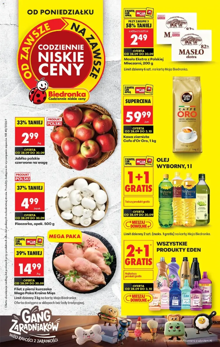Biedronka Polsko leták od 28.09.2026