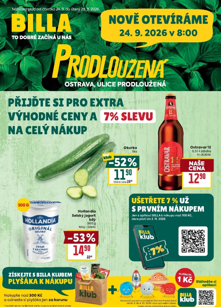 Billa leták od 24.09.2026