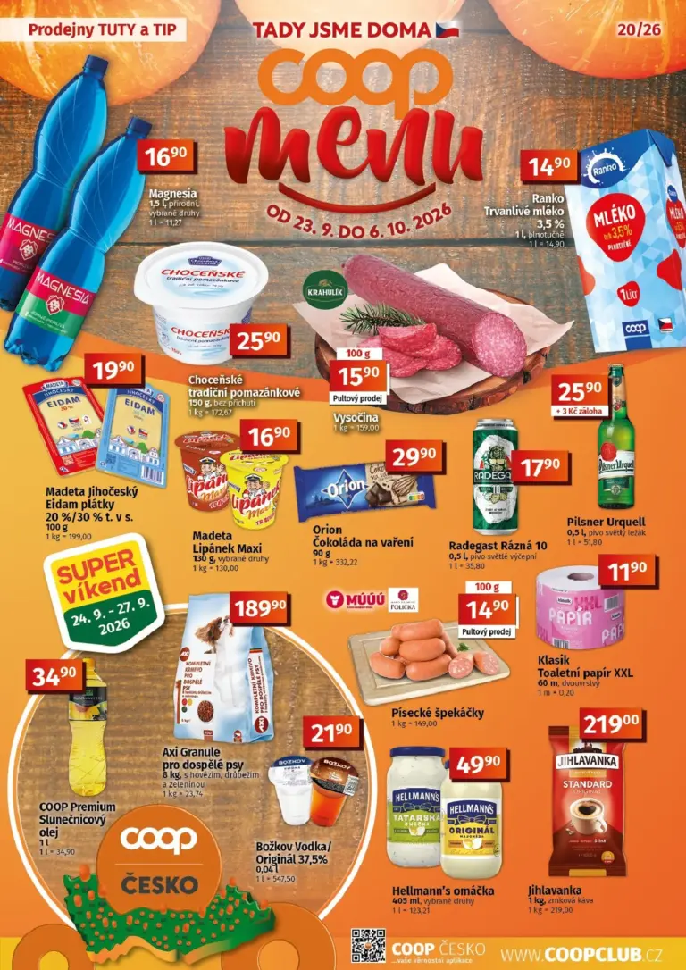 Coop leták od 23.09.2026