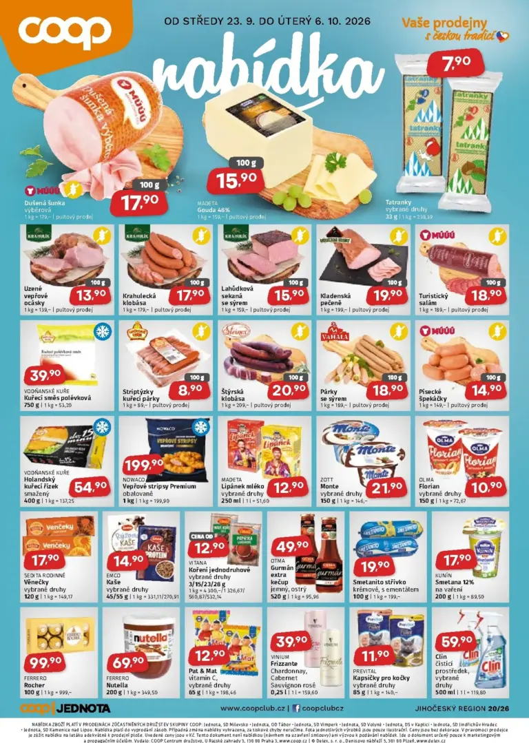 Coop leták od 23.09.2026