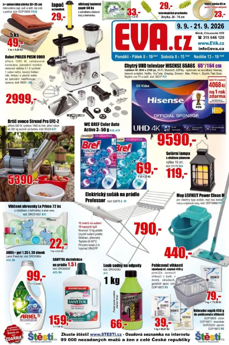 Eva supermarket leták od 09.09.2026