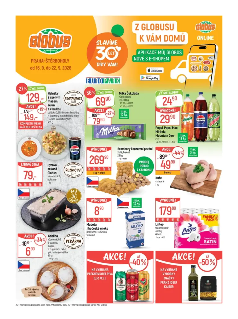Globus leták od 16.09.2026