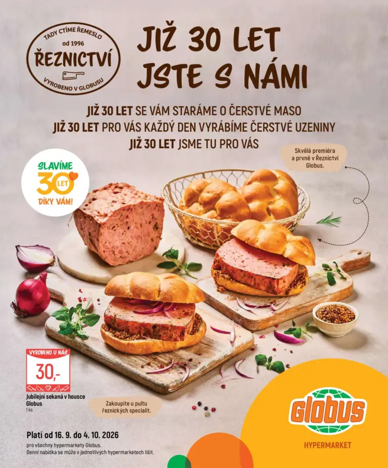 Globus leták od 16.09.2026
