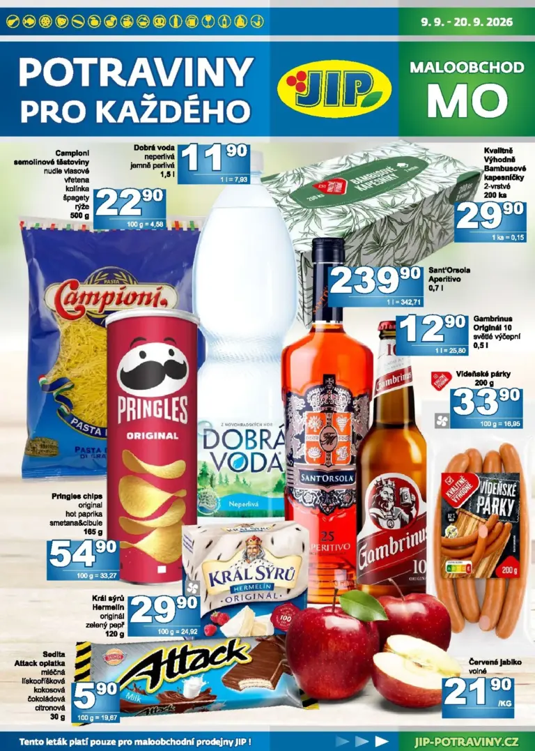 Jip leták od 09.09.2026