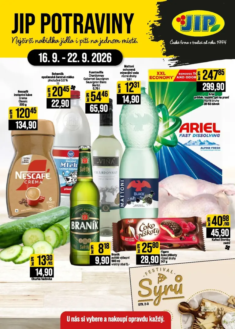 Jip leták od 16.09.2026