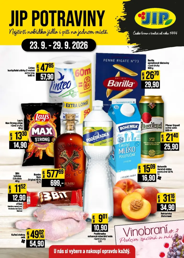 Jip leták od 23.09.2026