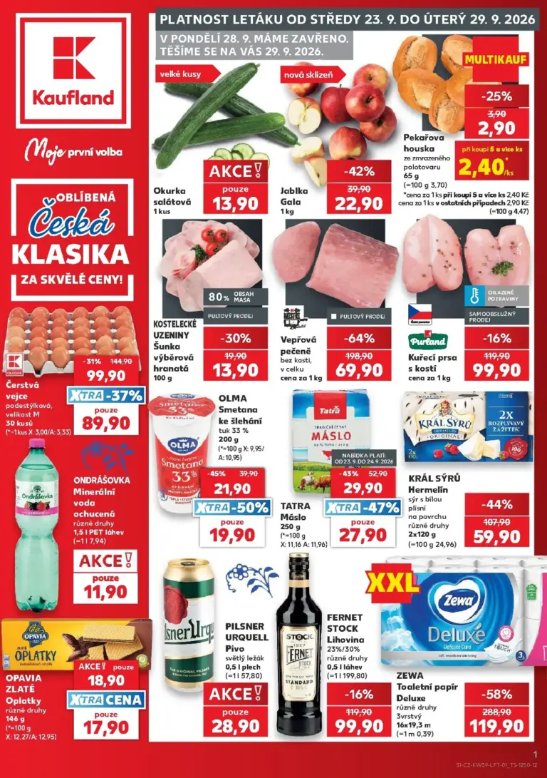 Kaufland leták od 23.09.2026