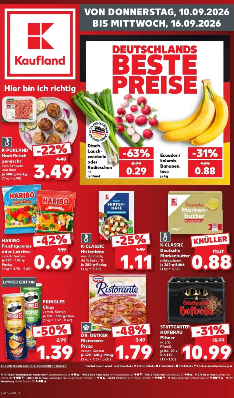 Kaufland Německo leták od 10.09.2026