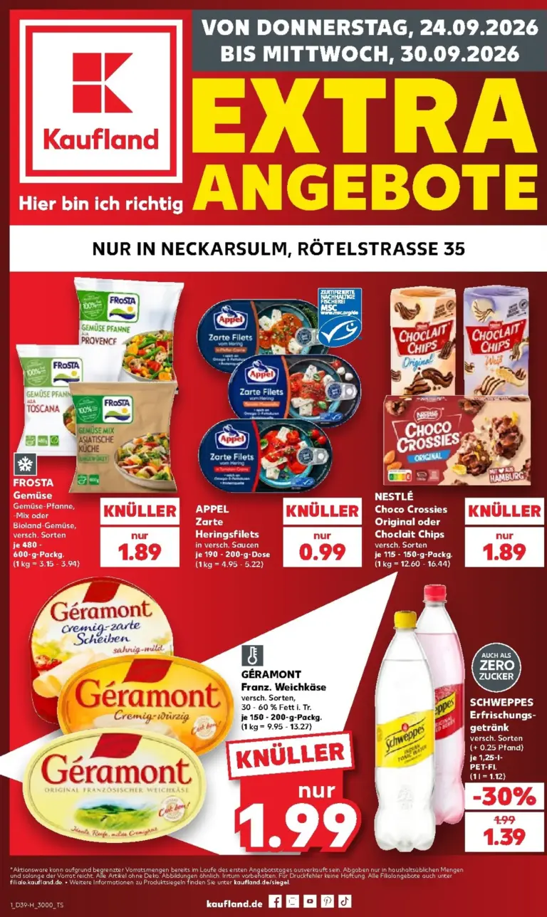 Kaufland Německo leták od 24.09.2026