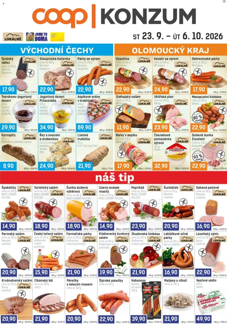 Konzum leták od 23.09.2026