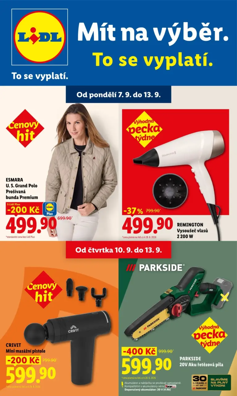 Lidl leták od 07.09.2026