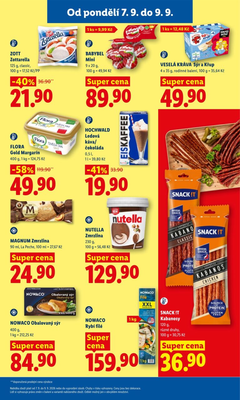Lidl leták od 07.09.2026