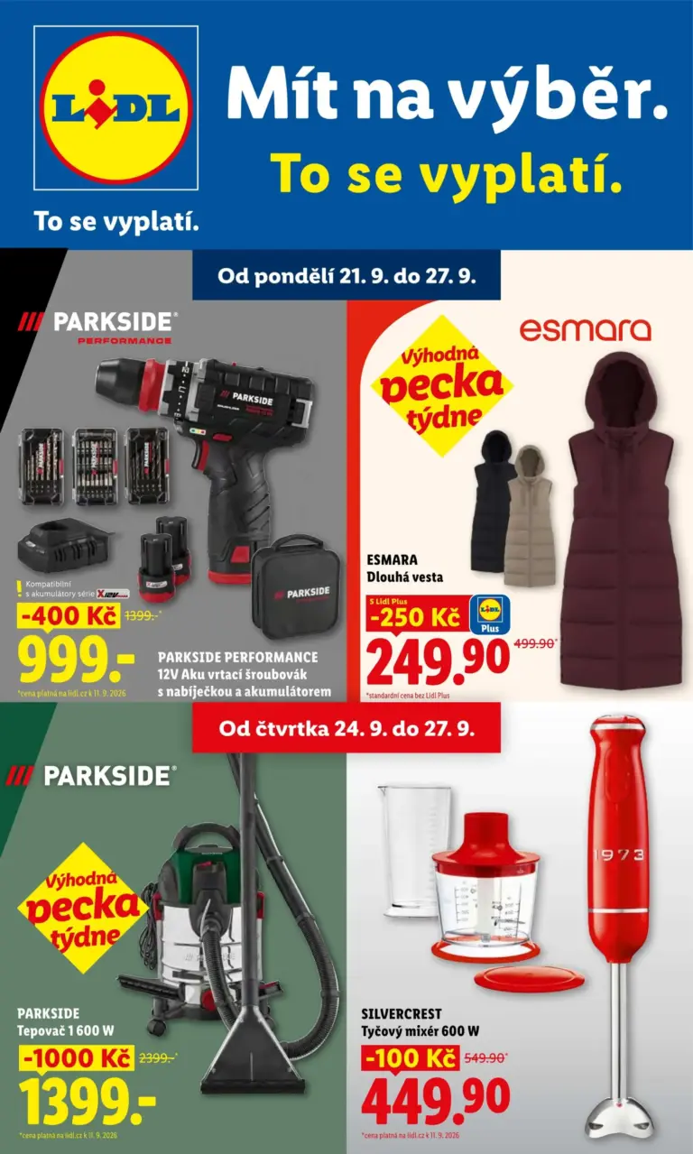 Lidl leták od 21.09.2026