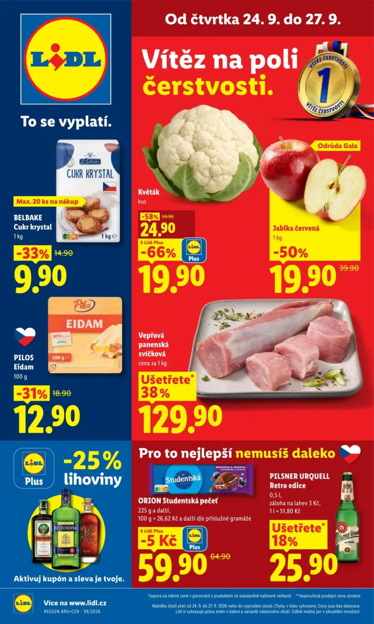 Lidl leták od 24.09.2026